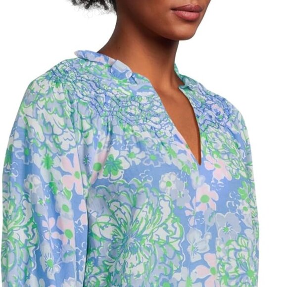 NWT Lilly Pulitzer Lourdes 3/4 Sleeve Top - Size XS - Picture 3 of 5